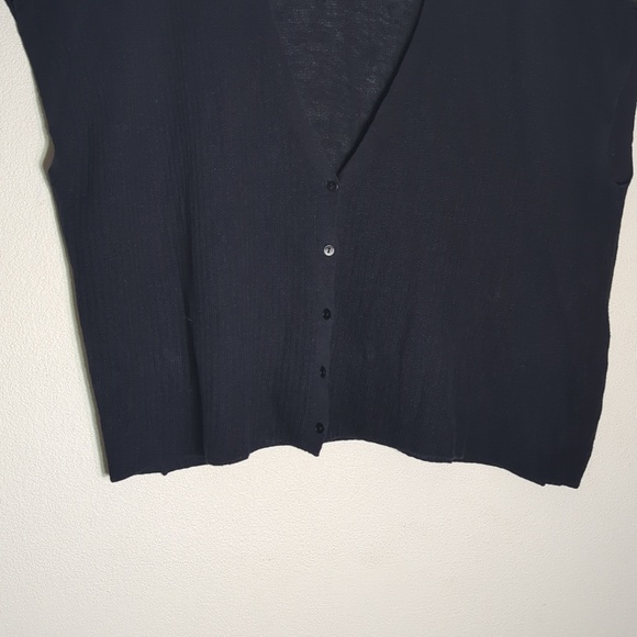 Eileen Fisher Womens Sweater Organic Linen Cotton Blend Quiet Luxury Neutral XL - Picture 4 of 8